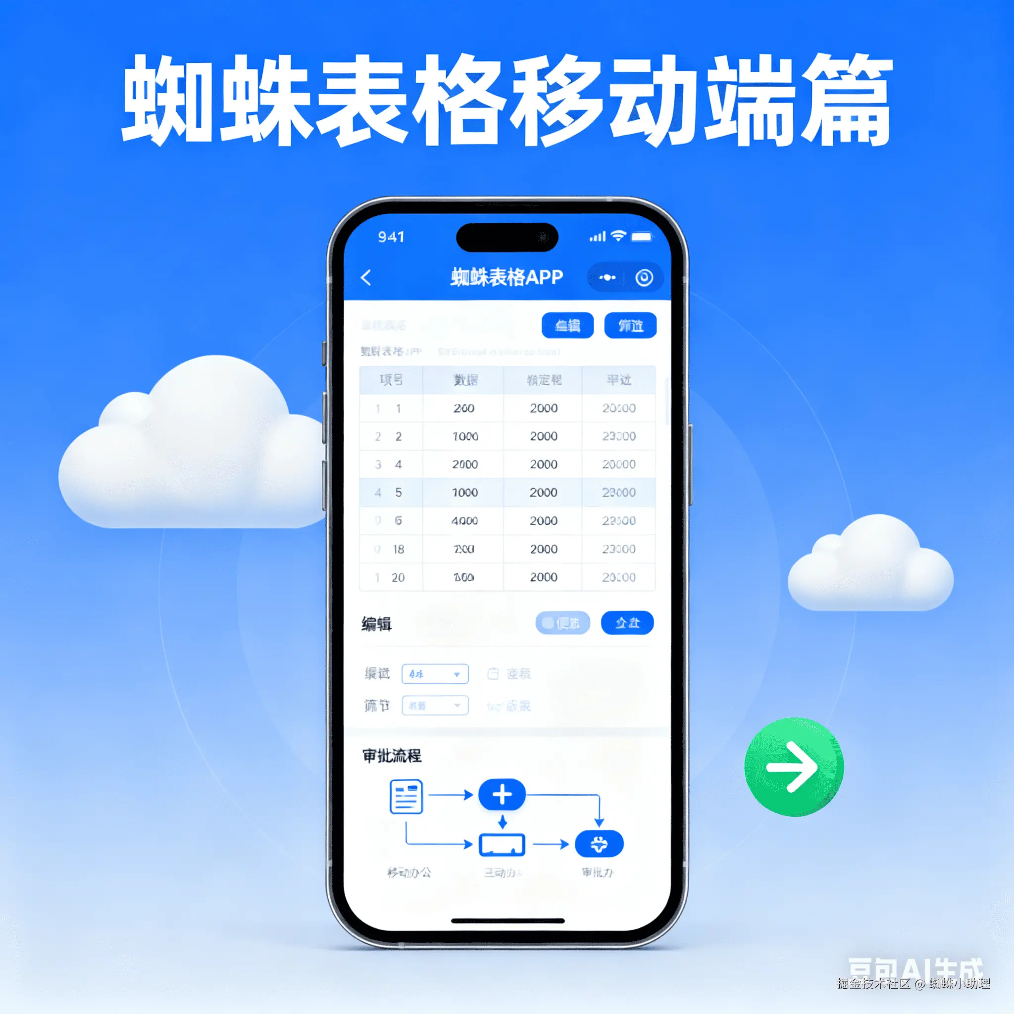 【蜘蛛表格】移动端篇