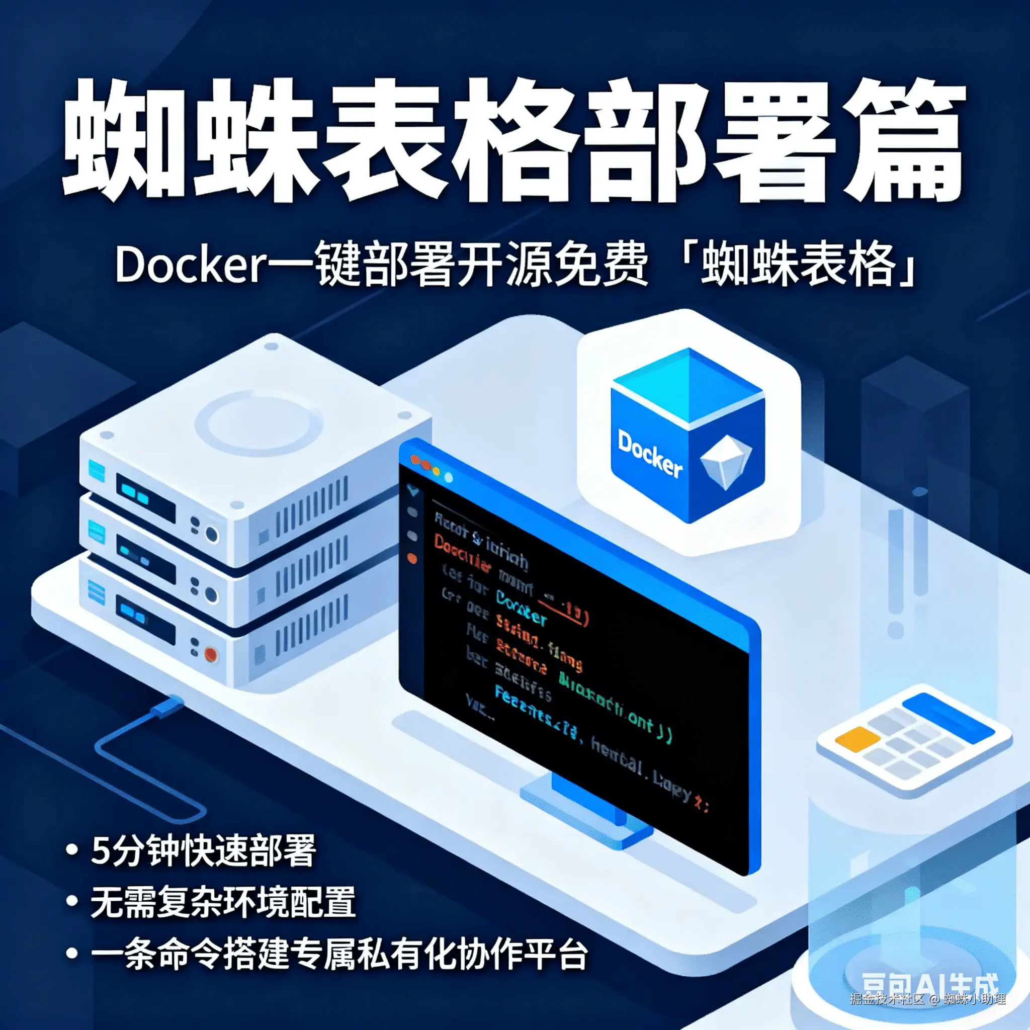 【蜘蛛表格】部署篇
