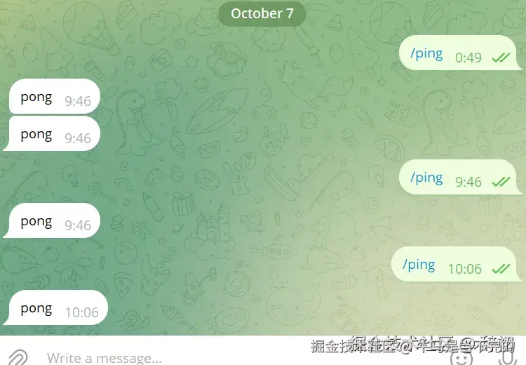 Telegram Bot开发