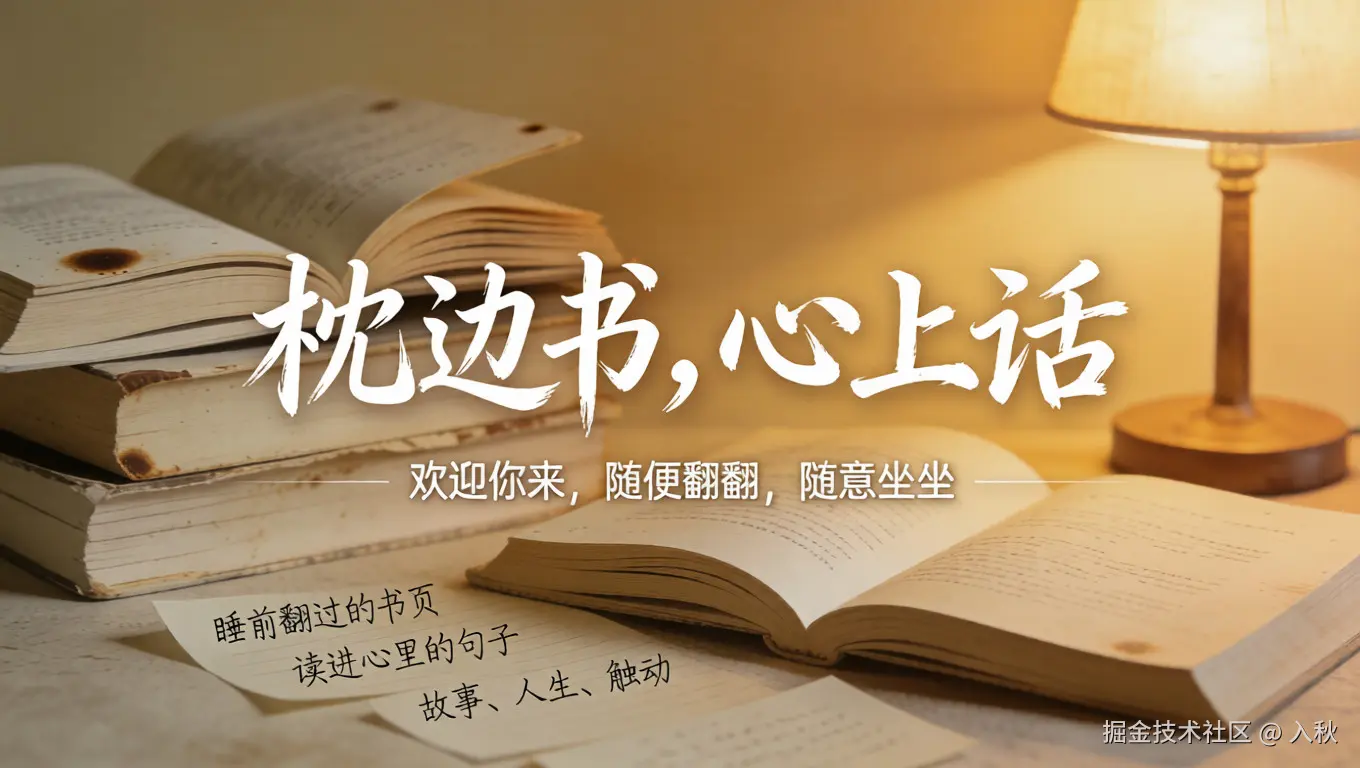 枕边书，心上话
